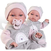 Antonio Juan 70363 TONETA - realistická panenka miminko se speciální pohybovou funkcí a měkkým látkovým tělem - 34 cm