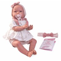 Antonio Juan 81278 Můj první REBORN ALEJANDRA - realistická panenka miminko s měkkým látkovým tělem - 52 cm
