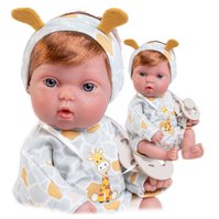 Antonio Juan 85317-4 Picolín žirafa - realistická panenka miminko s celovinylovým tělem - 21 cm