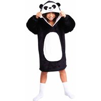 Cozy Noxxiez CH326 Panda - hřejivá televizní mikinová deka s kapucí pro děti 7 - 12 let