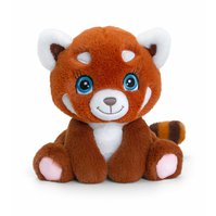 Keel Toys SE1537 Keeleco Panda červená  - eko plyšová hračka 16 cm