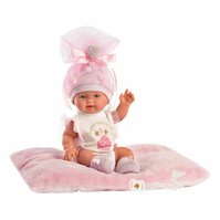 Llorens 26316 NEW BORN HOLČIČKA - realistická panenka miminko s celovinylovým tělem - 26 cm
