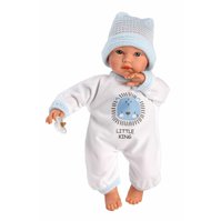 Llorens 30009 CUQUITO  panenka miminko se zvuky a měkkým látkovým tělem - 30 cm