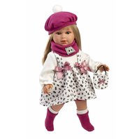 Llorens 54050 CARLA - realistická panenka s měkkým látkovým tělem  - 40 cm