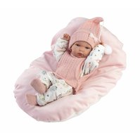 Llorens 63504 NEW BORN HOLČIČKA - realistická panenka miminko s celovinylovým tělem - 35 cm