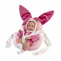 Llorens 63506 NEW BORN HOLČIČKA - realistická panenka miminko s celovinylovým tělem - 35 cm