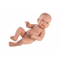 Llorens 73801 NEW BORN CHLAPEČEK - realistická panenka miminko s celovinylovým tělem - 40 cm