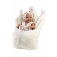 Llorens 73814 NEW BORN HOLČIČKA - realistická panenka miminko s celovinylovým tělem - 40 cm
