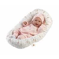 Llorens 74122 NEW BORN - realistická panenka miminko se zvuky a měkkým látkovým tělem - 42 cm