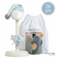 Llorens M26-313 obleček pro panenku miminko NEW BORN velikosti 26 cm s doplňky